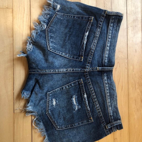 Free People Jean Shorts - Picture 4 of 5